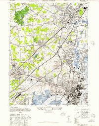 Map of Perth Amboy, NJ in 1947